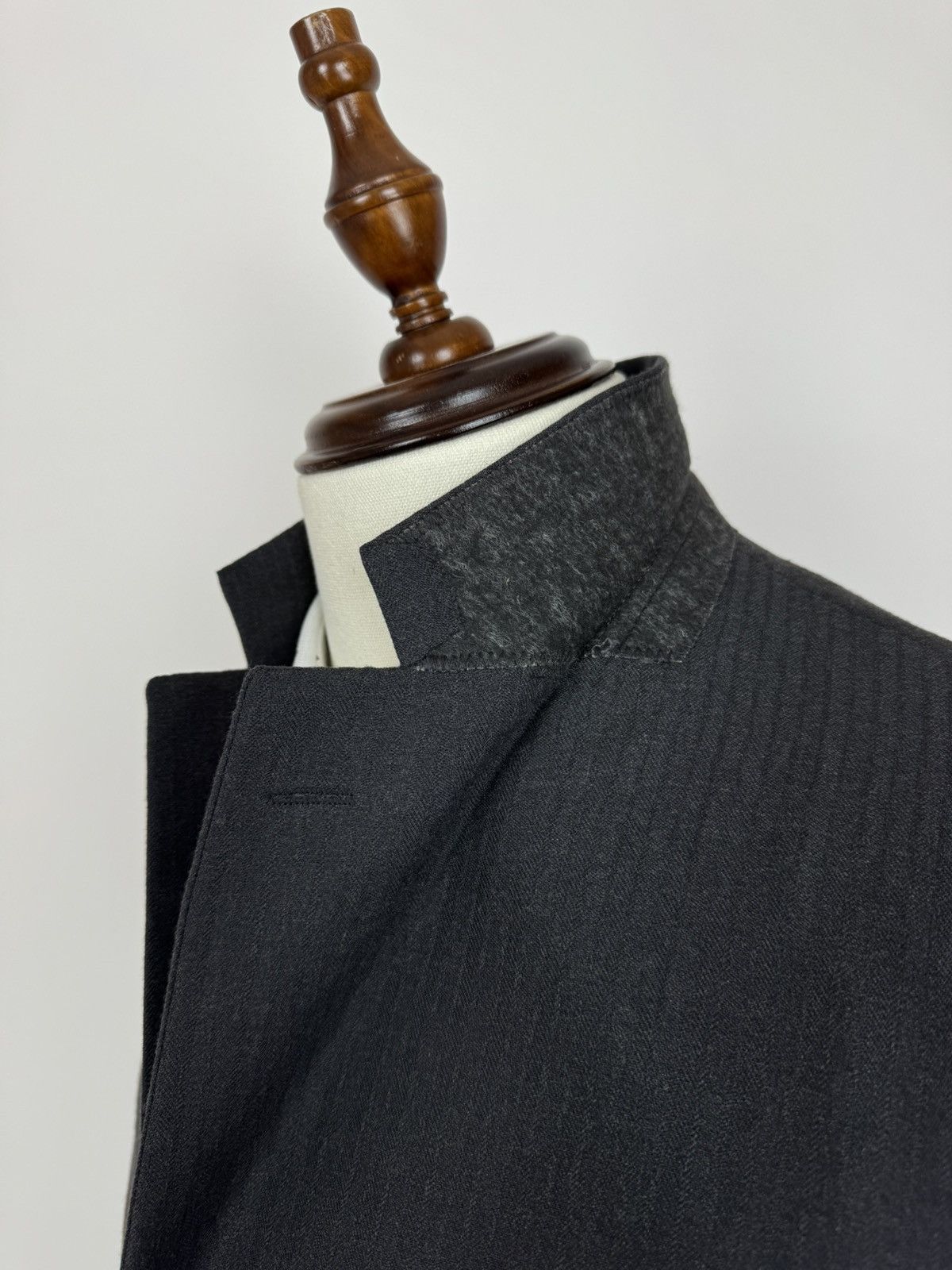 Other Trevira Twill herringbone Wool blend Vintage Suit 2 pieces Size 50R - 6 Thumbnail