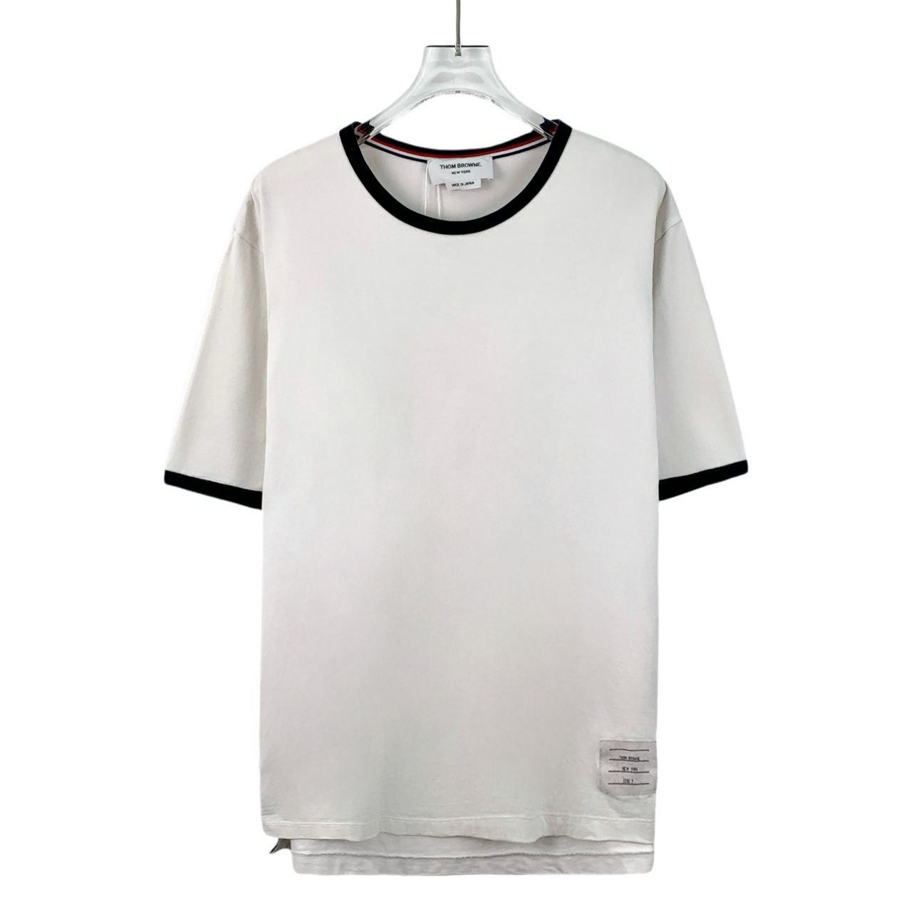 Thom Browne Thom Browne White Cotton Short-Sleeve T-Shirt Size 2M Made I Size XS / US 0-2 / IT 36-38 - 1 Thumbnail