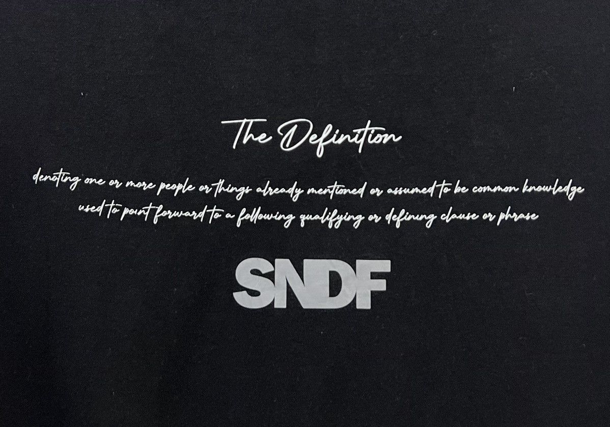 Vintage VINTAGE SNDF THE DEFINITION SHIRT Size US M / EU 48-50 / 2 - 6 Thumbnail