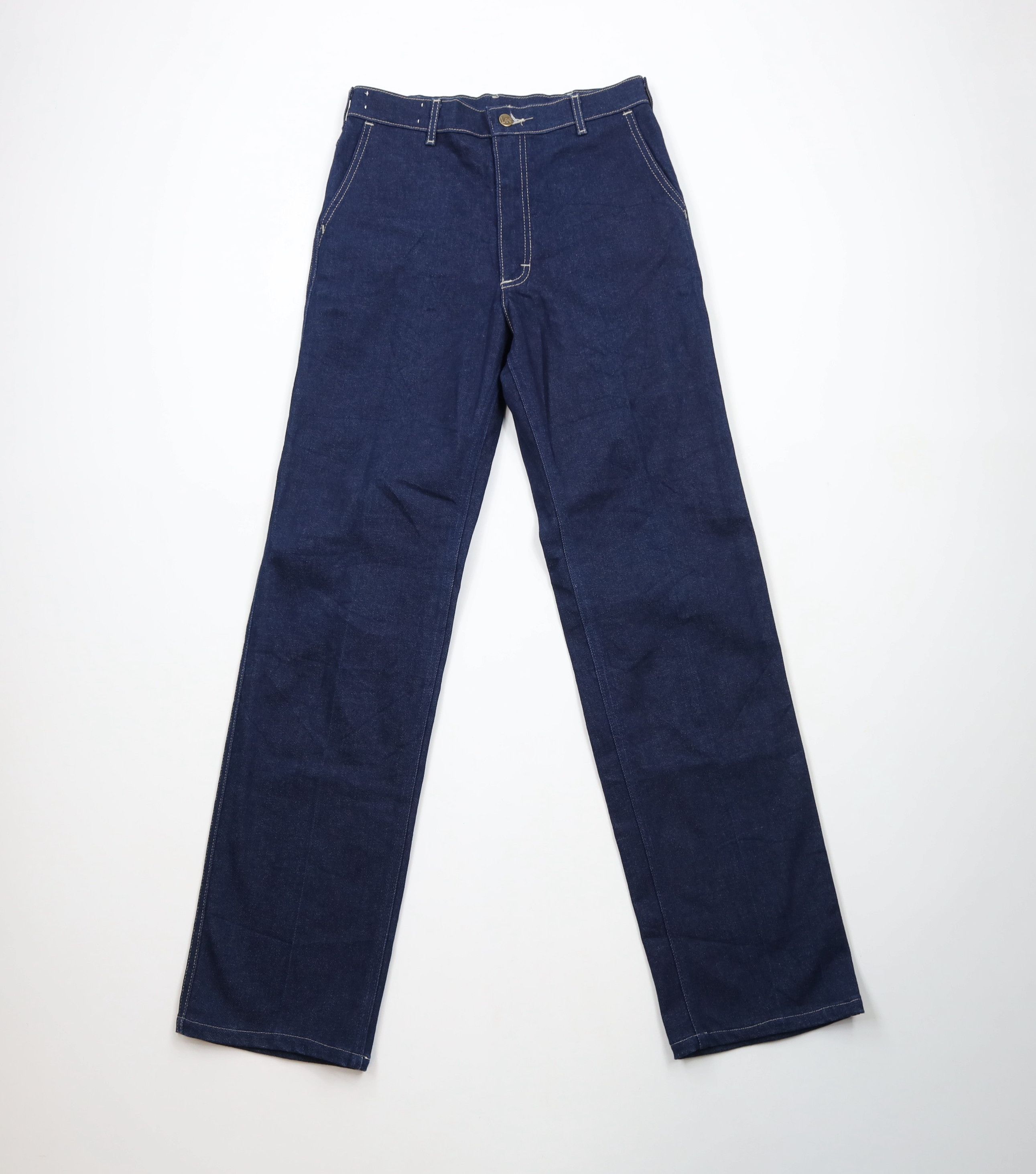 Lee × Vintage Vintage 80s 90s Lee Straight Leg Denim Jeans Indigo Blue USA Size US 30 / EU 46 - 1 Thumbnail