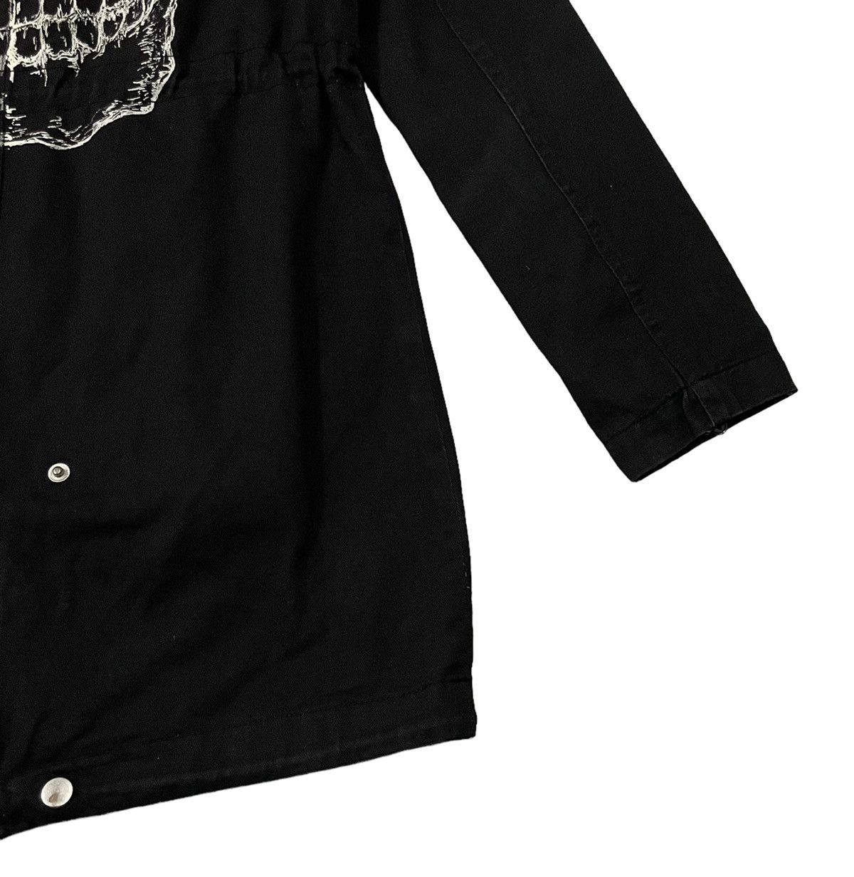 Le Grande Bleu (L.G.B.) Vintage Glad News Seditionaries Punk Skull Fishtail Parka Size US XS / EU 42 / 0 - 14 Thumbnail