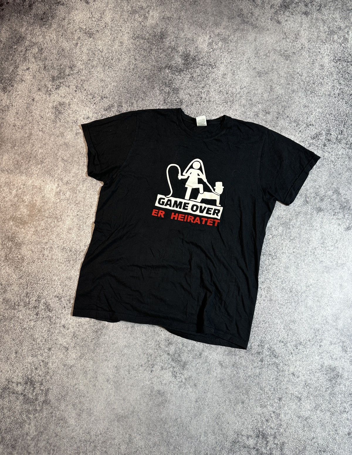 Other Game Over Wedding Logo T-shirt Art Funny Life Streetwear XL Size US XL / EU 56 / 4 - 1 Thumbnail