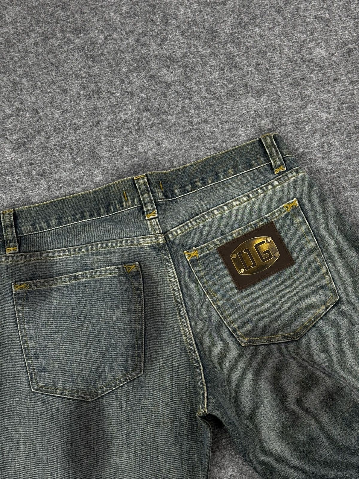 Dolce & Gabbana Vintage FW04 Dolce & Gabbana LOVE Patch Jeans Size US 33 - 14 Thumbnail