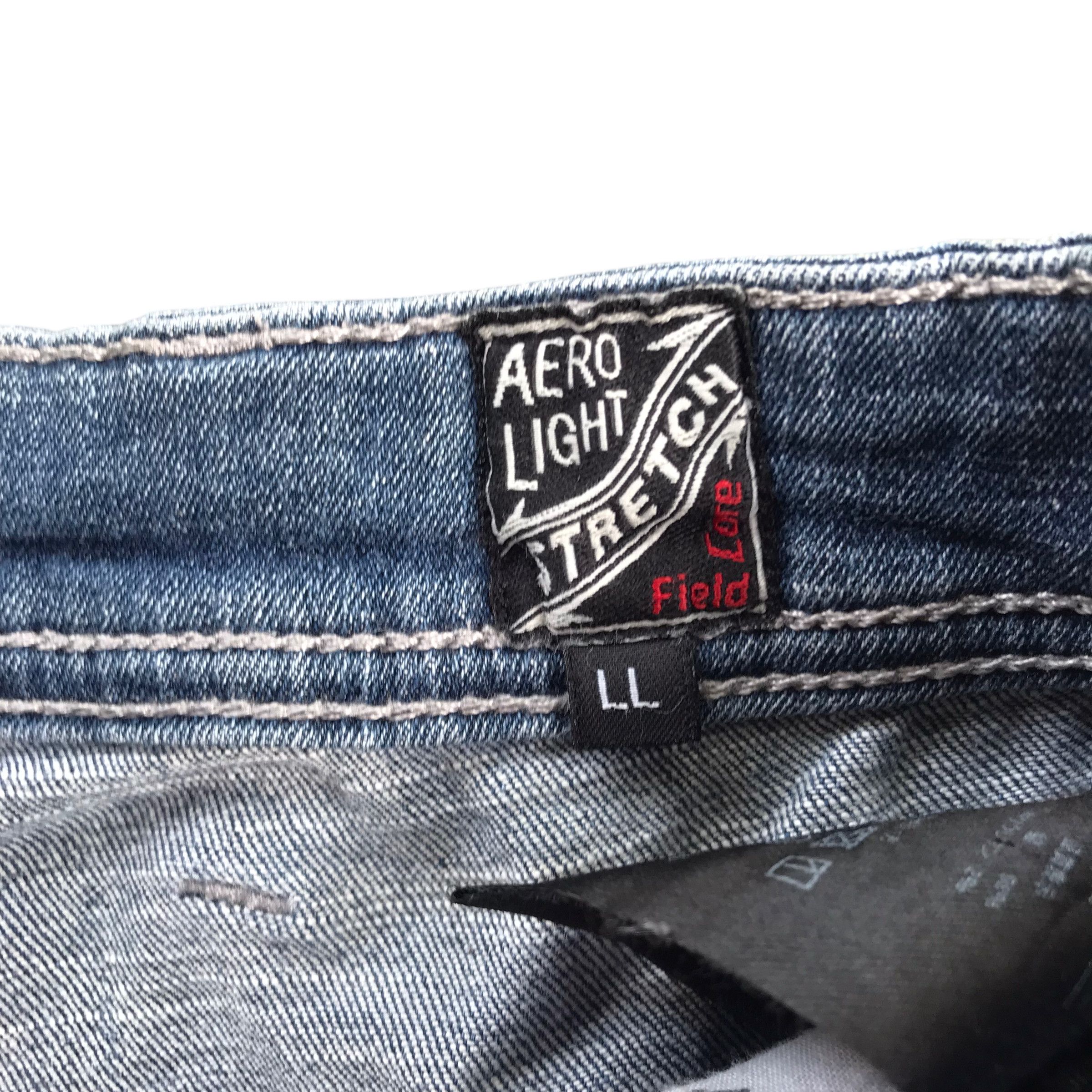 If Six Was Nine Field core Distressed denim Racing -size 34 Size US 34 / EU 50 - 7 Thumbnail