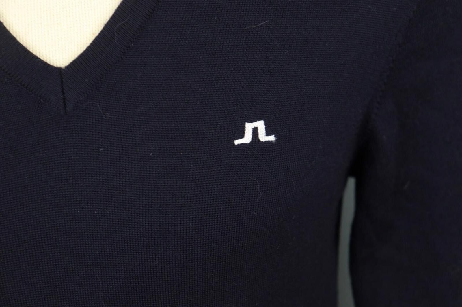 J.Lindeberg J.Lindeberg Black Merino Wool Tight Knit Sweater Size L Size US L / EU 52-54 / 3 - 4 Thumbnail