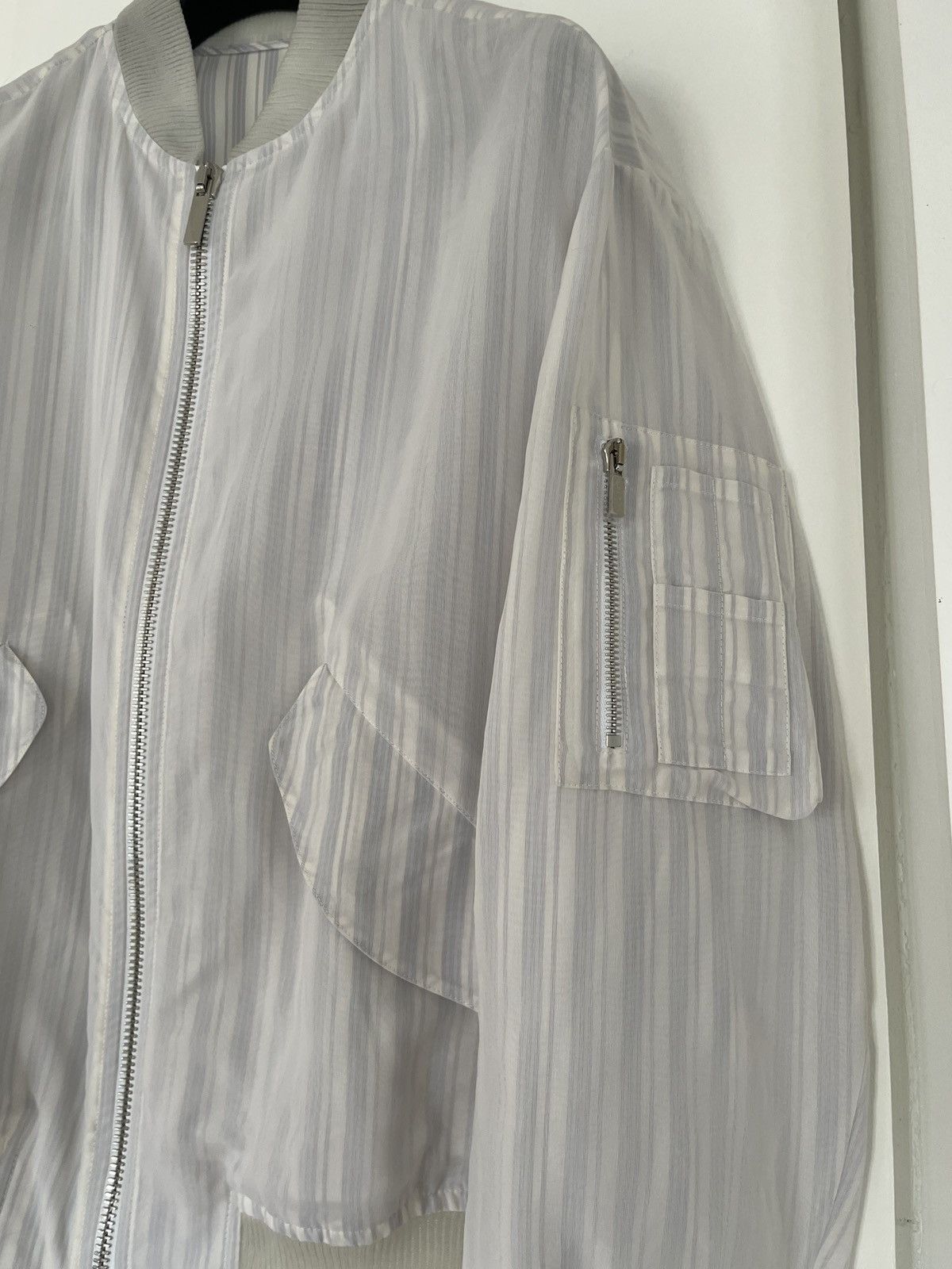 Dior Dior organza silk men’s SS19 bomber jacket Size US S / EU 44-46 / 1 - 6 Thumbnail