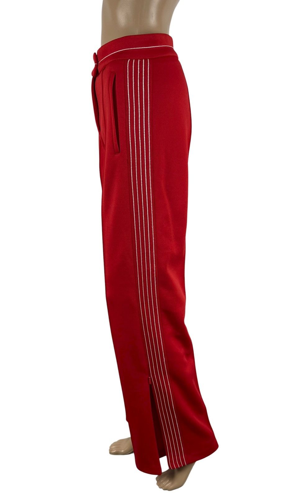 Pinko Pinko Wide Leg Pants Cotton Polyester Striped size UK6 IT38 Size 26" / US 2 / IT 38 - 5 Thumbnail
