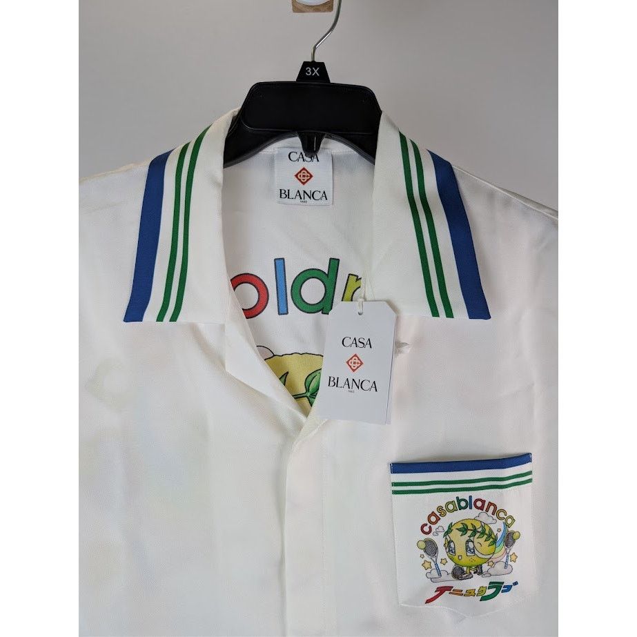 Casablanca o1rshd1 Button Shirt in White Size US XL / EU 56 / 4 - 7 Thumbnail