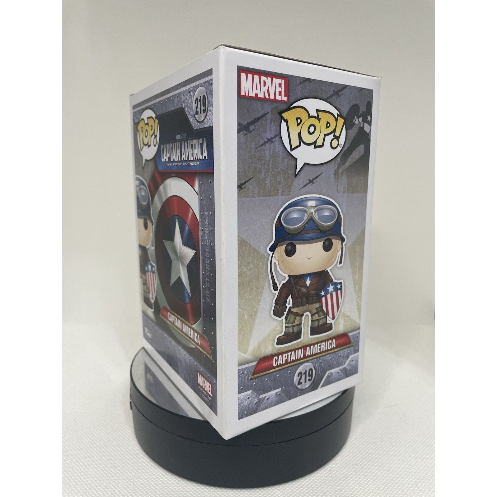 Marvel Comics Funko Pop Captain America 219 2017 Spring Convention Size ONE SIZE - 6 Thumbnail
