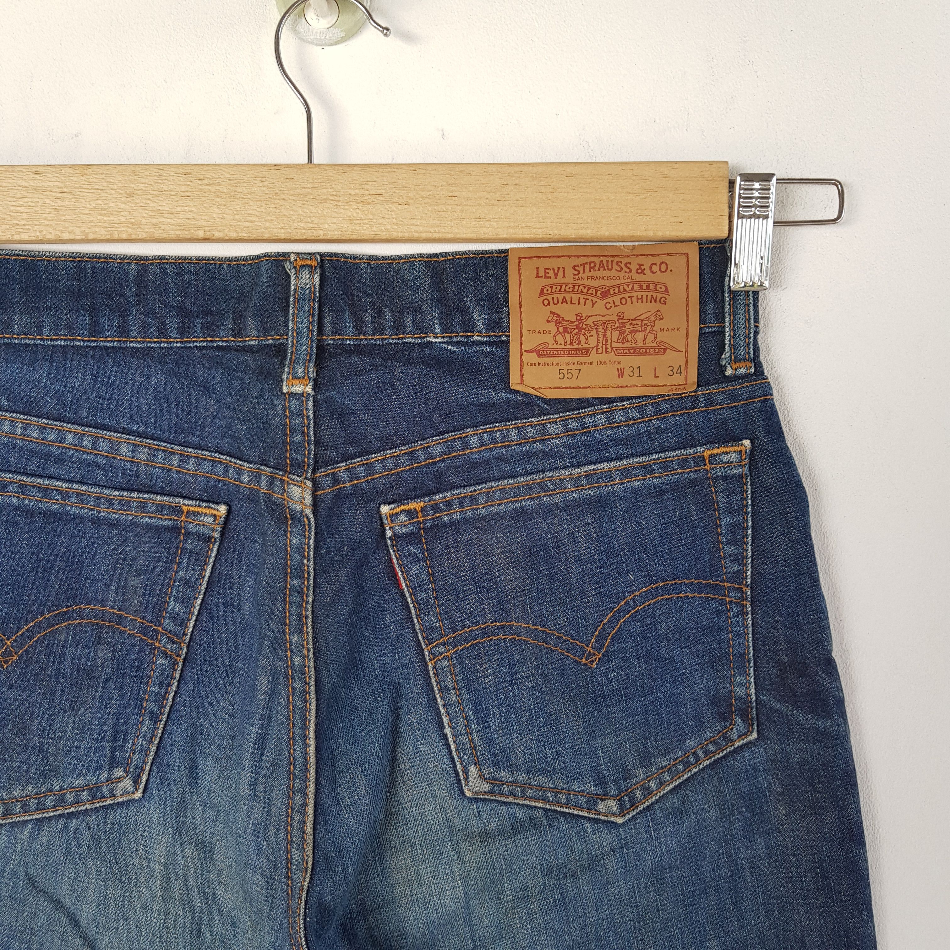 Levi's Vintage Levi's 557 Flare Jeans Levis Bell Bottom Denim Size 28" / US 6 / IT 42 - 5 Thumbnail