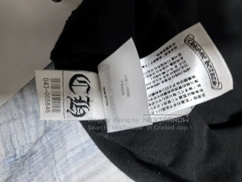 Chrome Hearts CHROME HEARTS Size L Letter printed round neck pullover lon Size US L / EU 52-54 / 3 - 8 Thumbnail