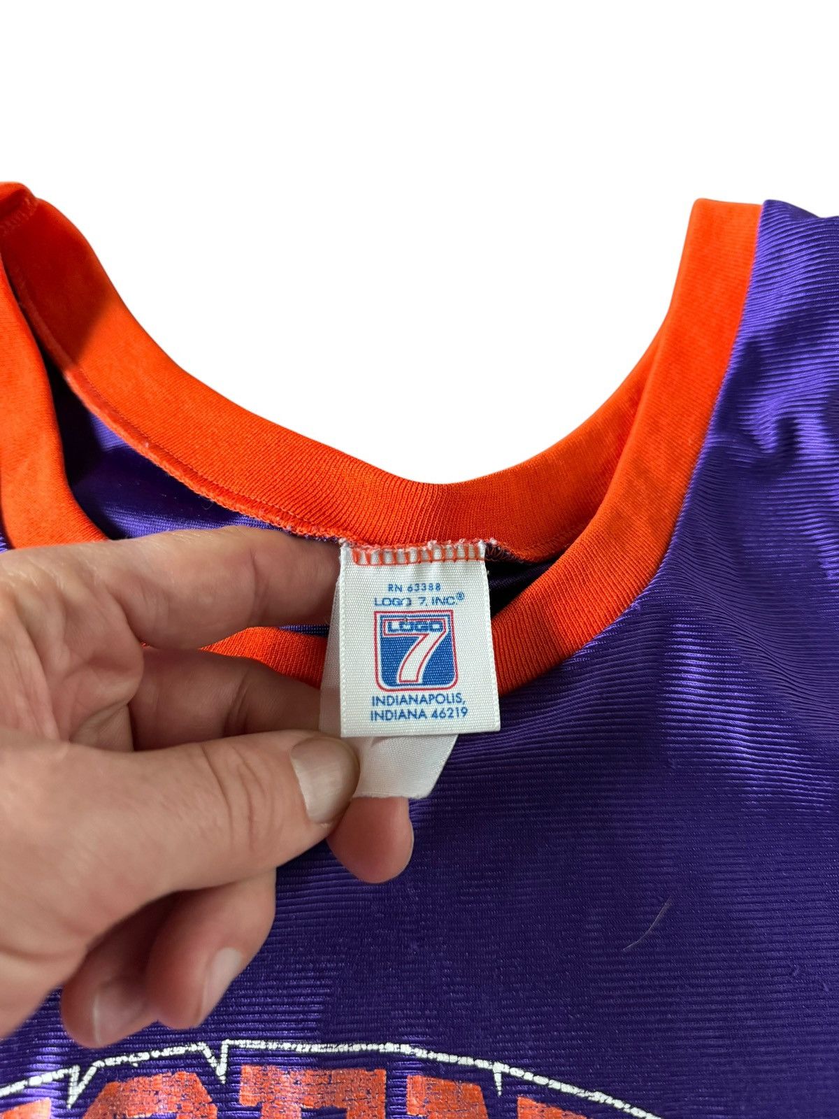 Logo 7 Vintage Phoenix Suns Logo 7 Jersey Mens XXL Purple Size US XL / EU 56 / 4 - 3 Thumbnail