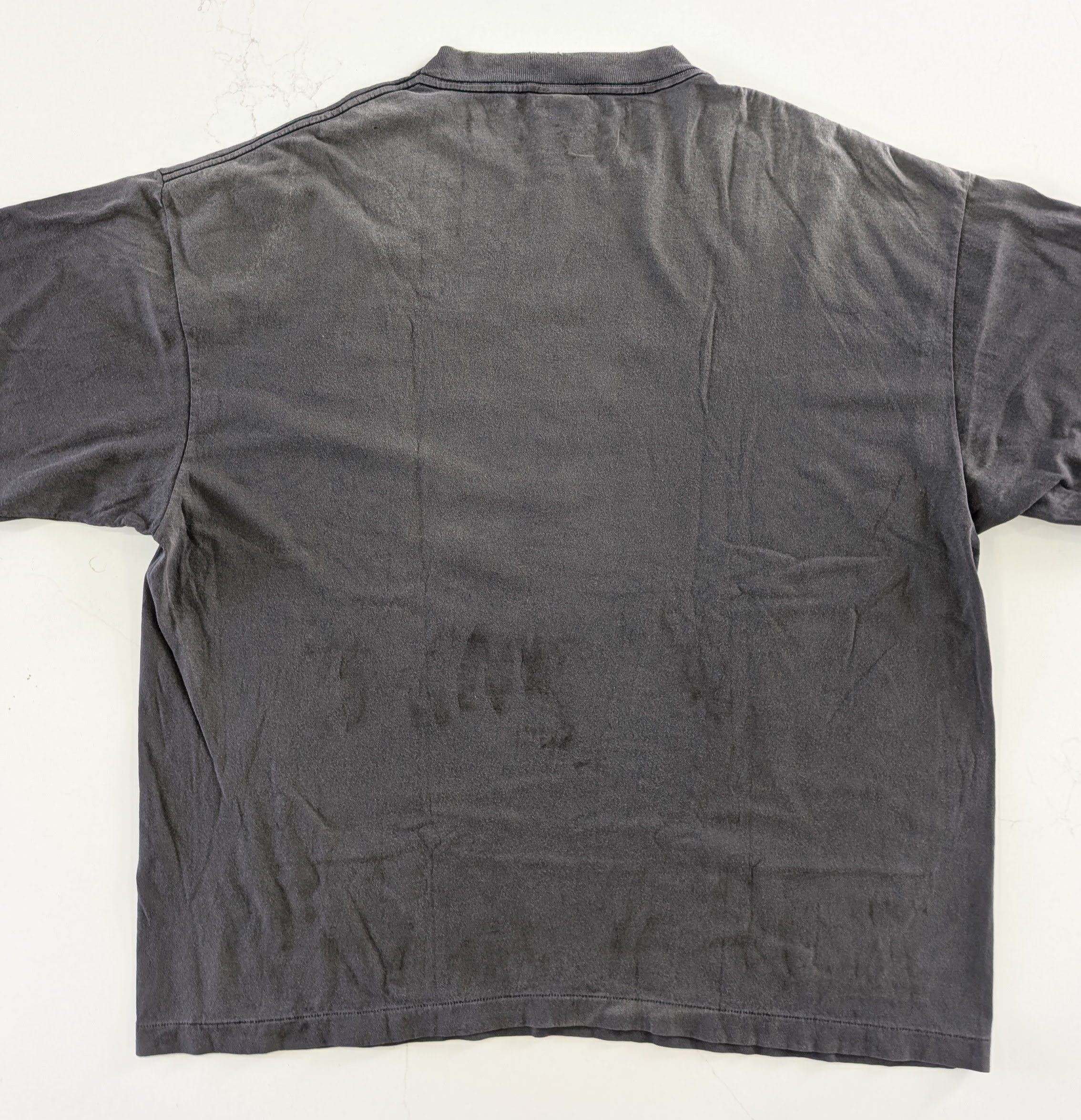 Saint Michael Saint Michael Delicate Bullsh*t T-Shirt Gray XXL Size US XXL / EU 58 / 5 - 2 Thumbnail