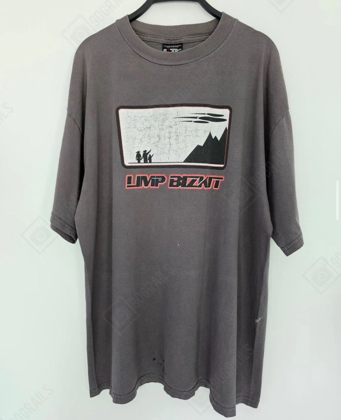 image of Limp Bizkit ‘90 Vintage Tee in Grey, Men's (Size XL)