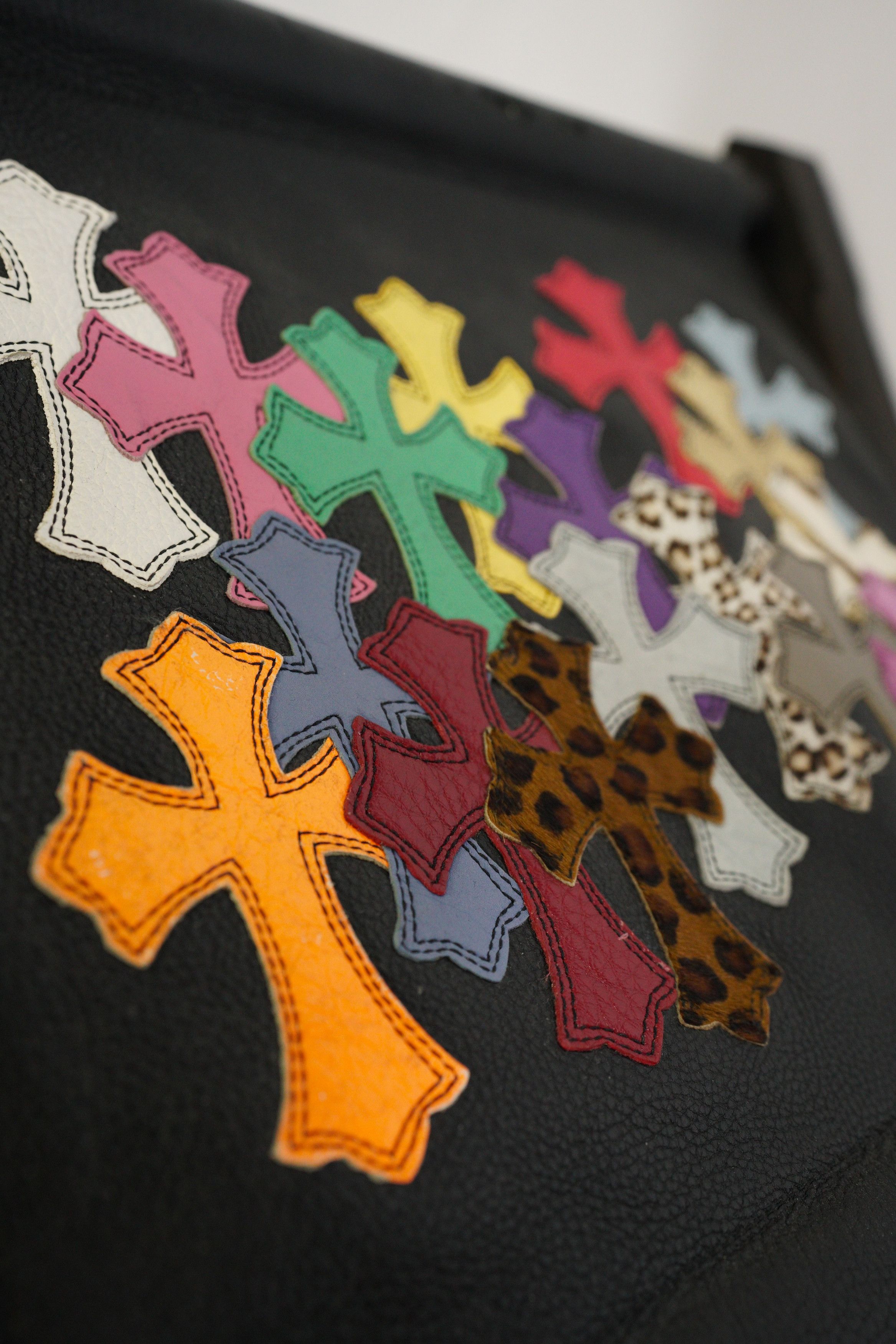 Chrome Hearts Chrome Hearts Cemetery Cross Patch Leather Magazine Holder Size ONE SIZE - 18 Thumbnail