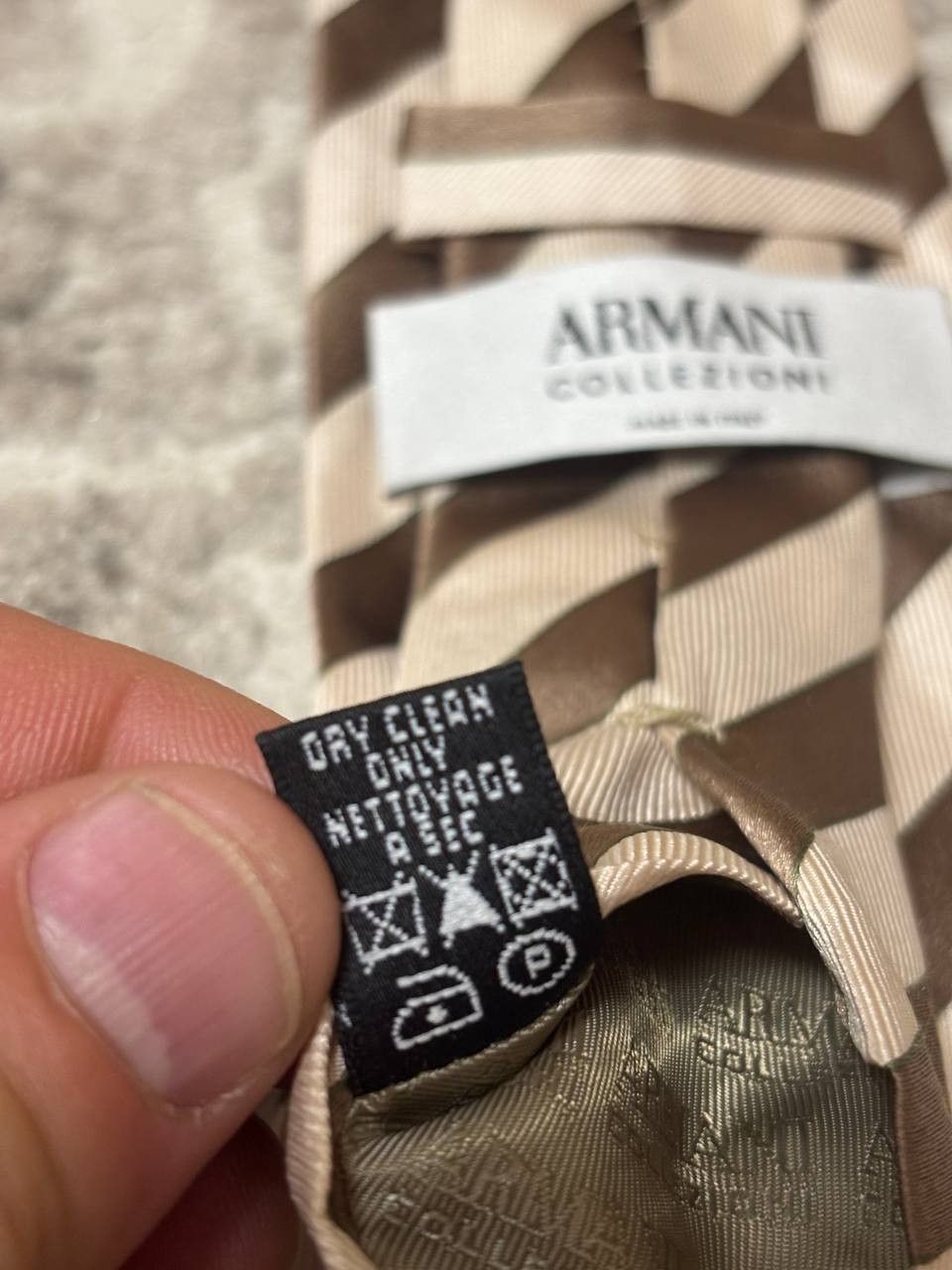 Armani Collezioni ARMANI COLLEZIONI lilac striped tie, made in Italy Size ONE SIZE - 13 Thumbnail