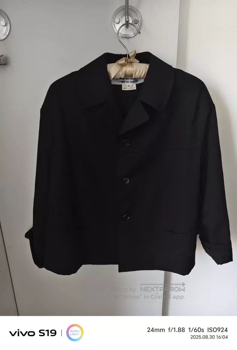 Comme des Garcons Comme Des Garcons Black wool oversized blazer Size S / US 4 / IT 40 - 1 Thumbnail