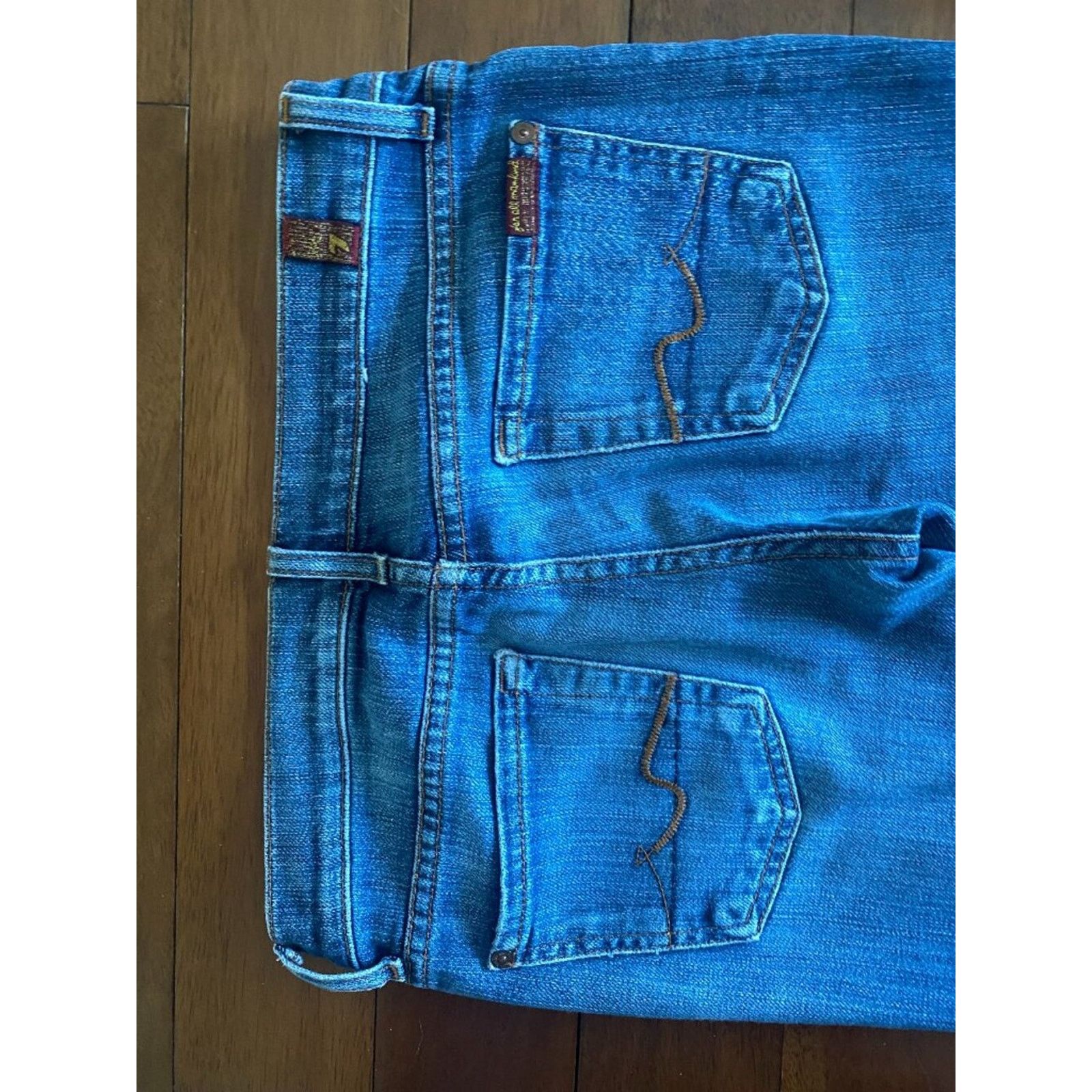 7 For All Mankind 7 For All Mankind Stretch Skinny Jeans Size 26 Size 26" / US 2 / IT 38 - 5 Thumbnail
