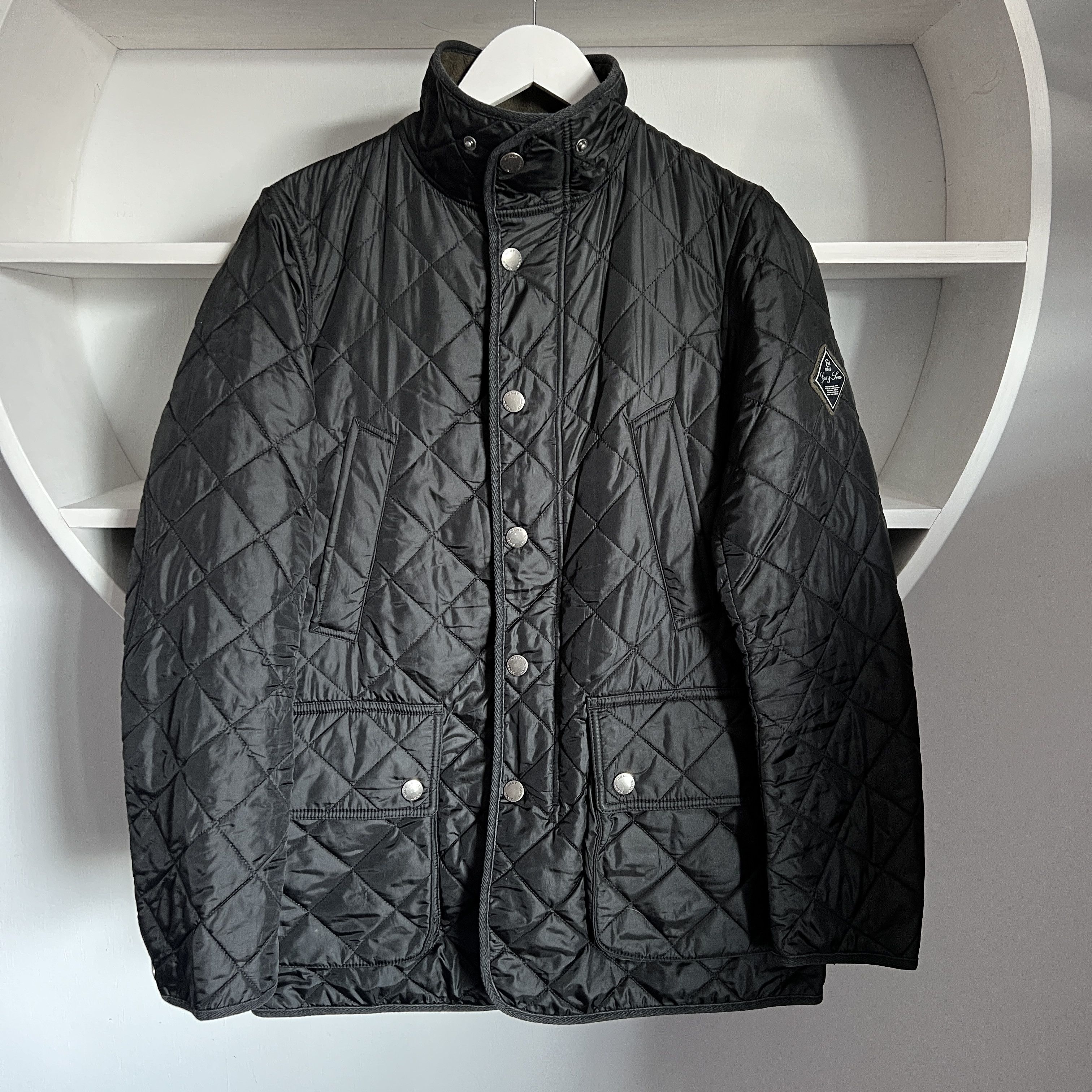 Gant Men's BERNARD GANT QUILT Black Jacket Size US S / EU 44-46 / 1 - 1 Thumbnail