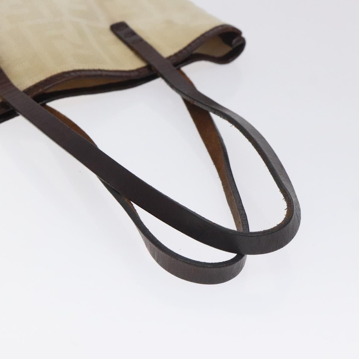 Fendi FENDI Zucca Canvas Hand Bag Beige Brown Size ONE SIZE - 7 Thumbnail