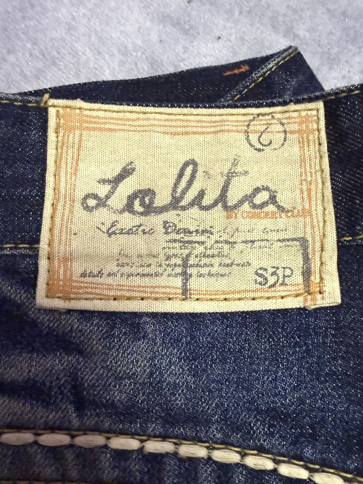 If Six Was Nine Lolita By Concert Club Shadow Mud Wash Claw Flared Jeans Size US 30 / EU 46 - 21 Thumbnail