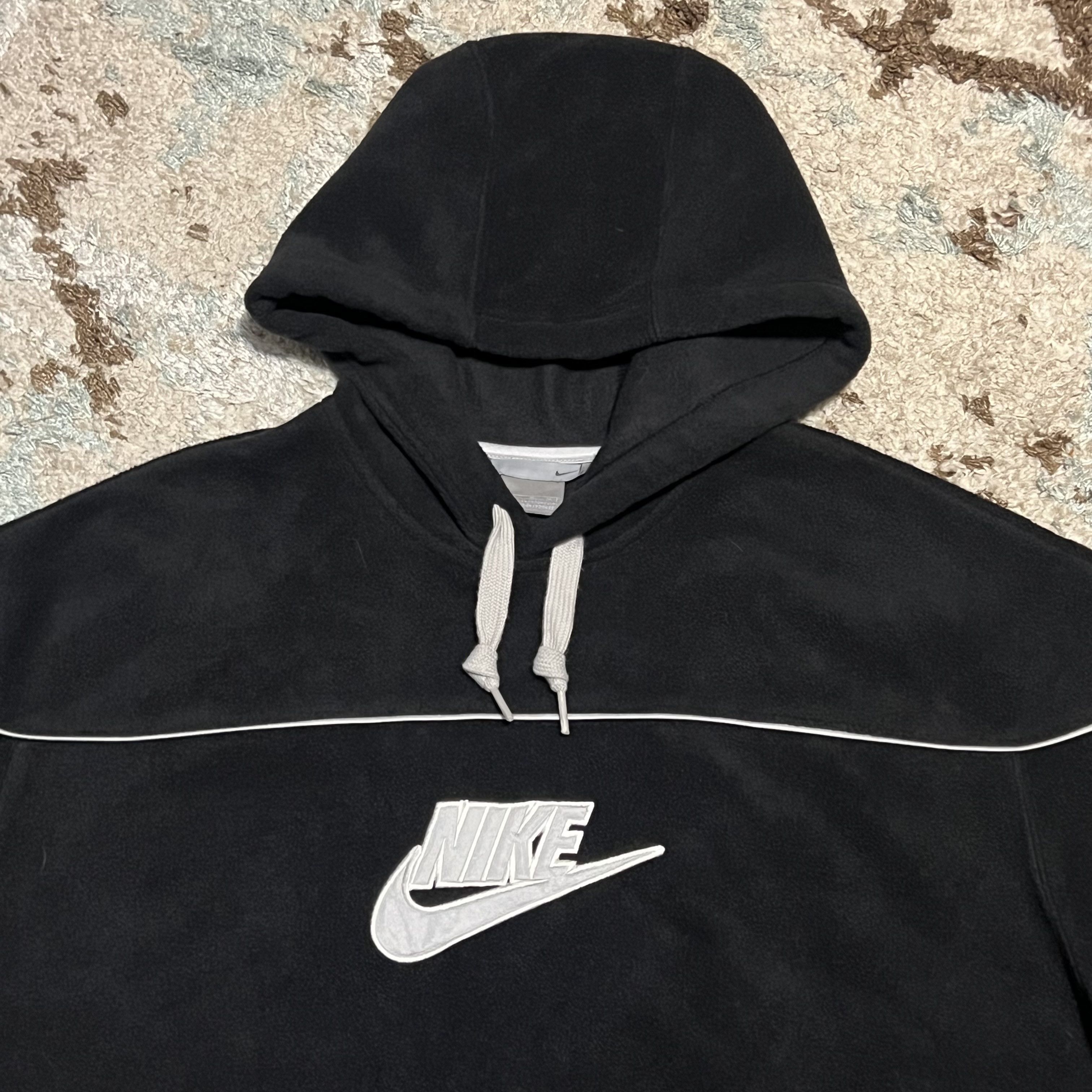 Nike Vintage Nike Spell Out Fleece Hoodie Size Medium (Fits XL) Size US M / EU 48-50 / 2 - 2 Thumbnail