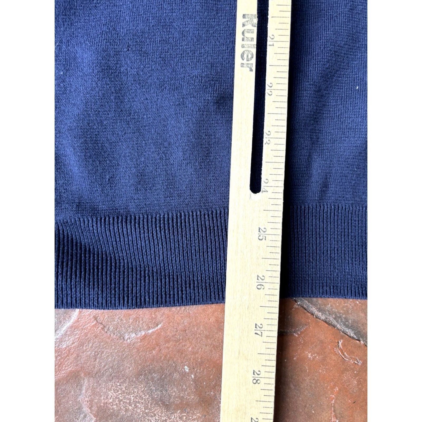 Ralph Lauren VINTAGE Polo Ralph Lauren V-Neck Sweater Men’s Large XL Knit Navy Blue Polo Ralph Lauren Man Pullover 90s Classic Preppy Logo Embroidered Size US XL / EU 56 / 4 - 8 Thumbnail