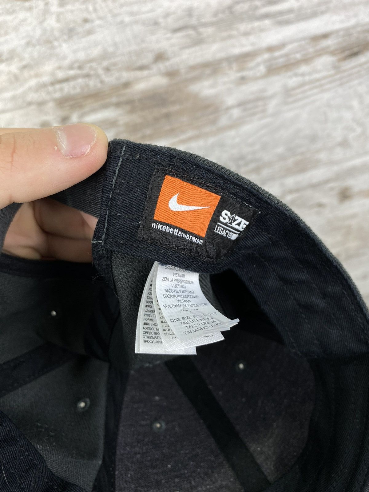 Nike × Vintage Mens Vintage Nike big logo hats cap hat y2k rare swoosh acg Size ONE SIZE - 9 Thumbnail