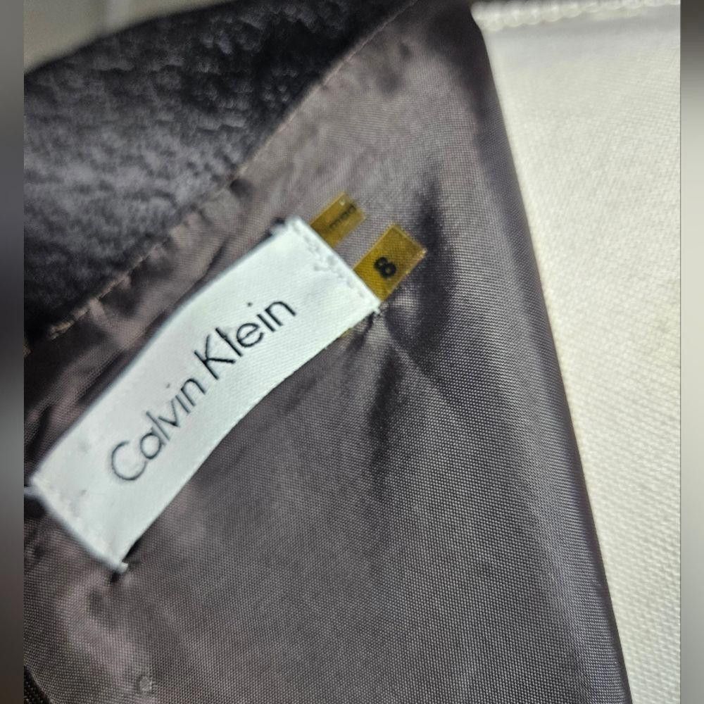 Calvin Klein Calvin Klein Black Dress with Structured Cap Sleeves Size M / US 6-8 / IT 42-44 - 6 Thumbnail