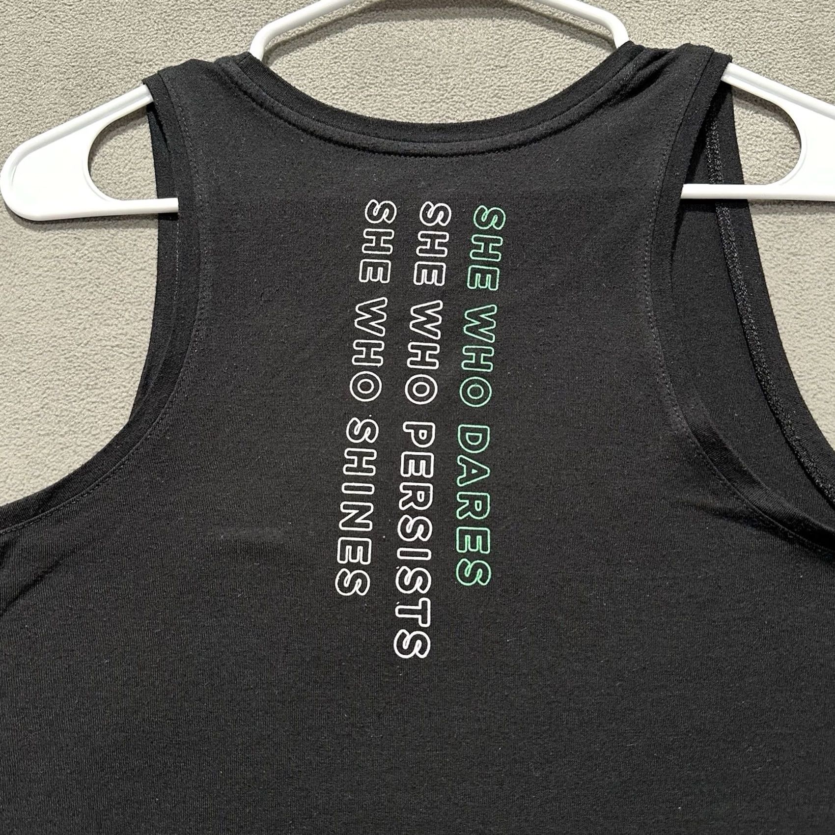 Old Navy Old Navy Active Tank Womens M Black Motivation GO-DRY Athletic Tank Size M / US 6-8 / IT 42-44 - 3 Thumbnail