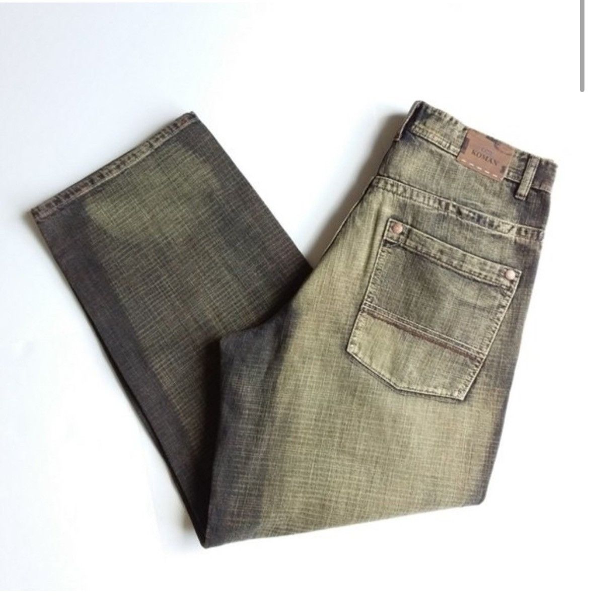 Koman Brown Koman Wide Leg Jeans Size US 36 / EU 52 - 4 Thumbnail