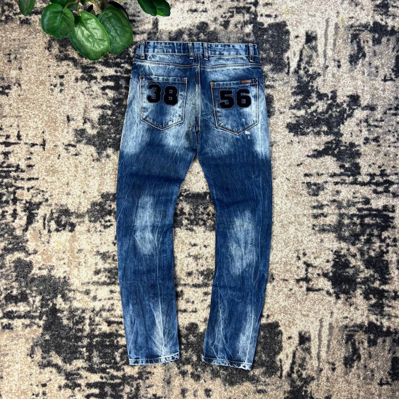 Dolce & Gabbana Dolce & Gabbana Gold Label Luxury Washed Denim Jeans Size US 31 - 1 Thumbnail