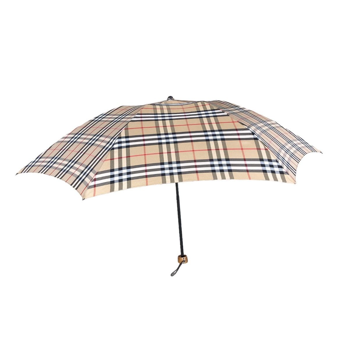 Burberry Burberry's Checked Novacheck Waterproof Folding Umbrella Size ONE SIZE - 2 Thumbnail