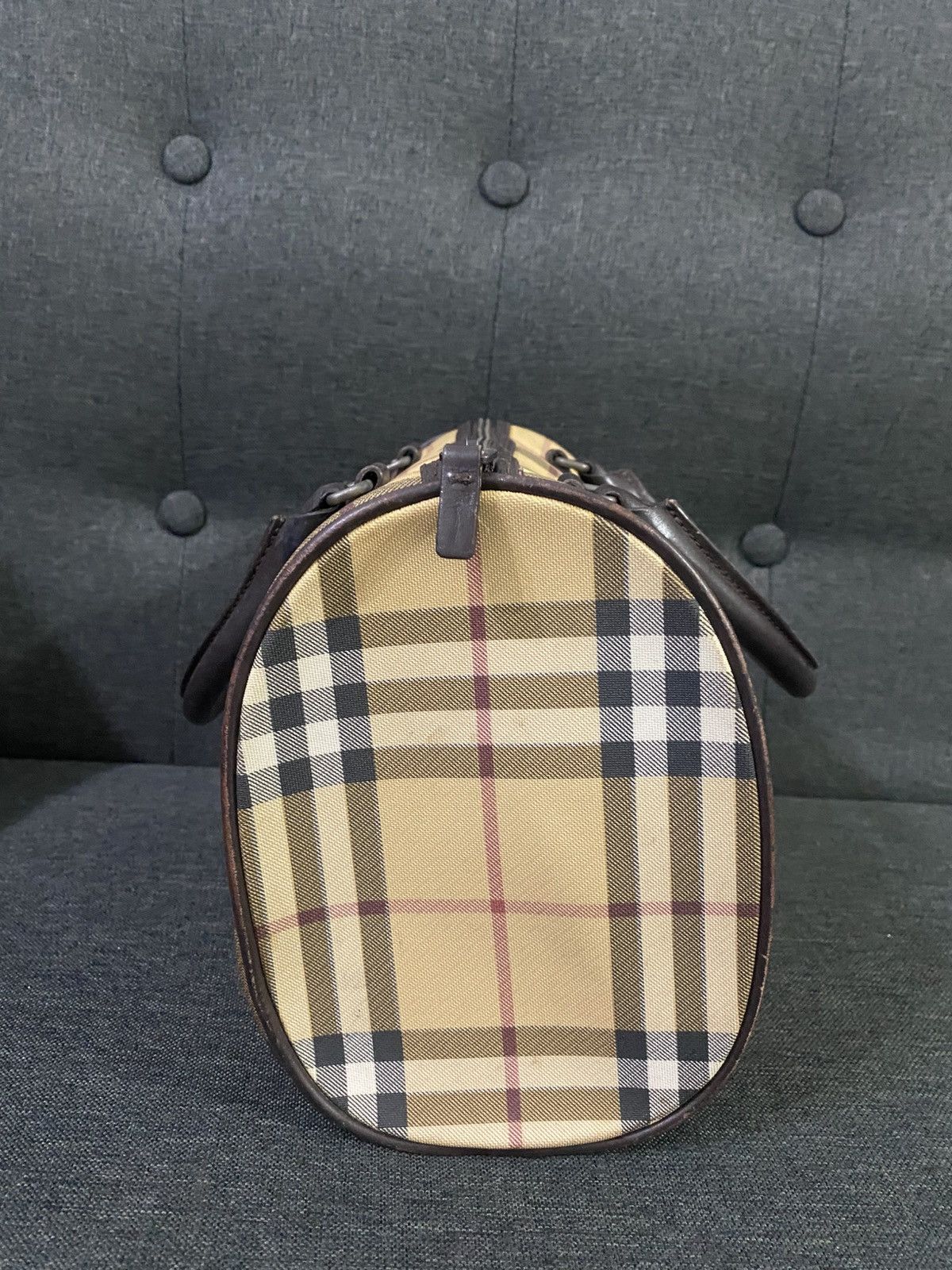Burberry × Vintage Vintage Burberry Checked Duffle Bag Size ONE SIZE - 5 Thumbnail