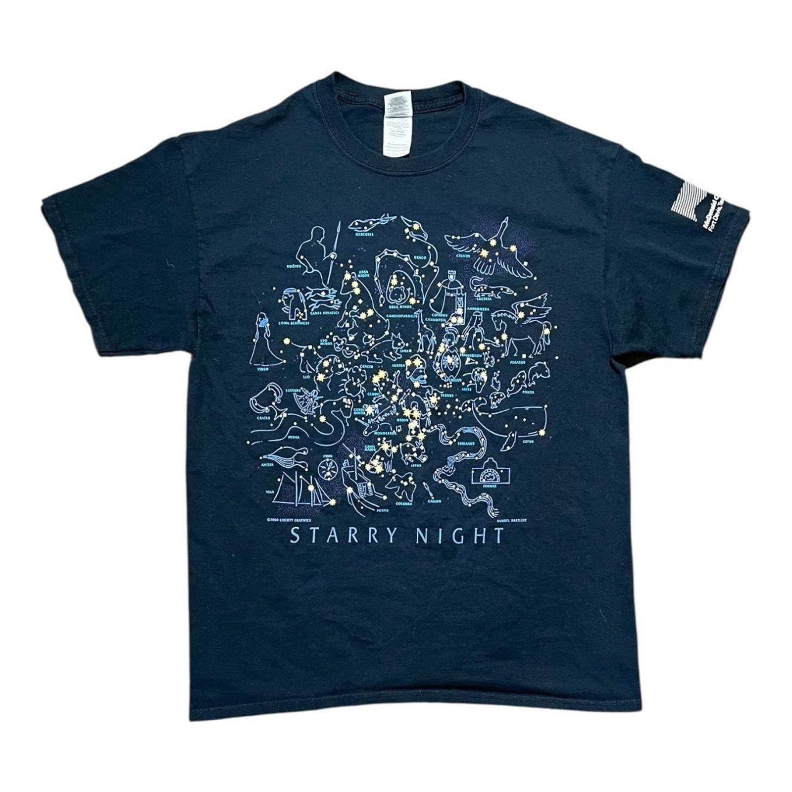 Designer Vintage Starry Night Constellation McDondalds Obsercatory Size US L / EU 52-54 / 3 - 1 Thumbnail