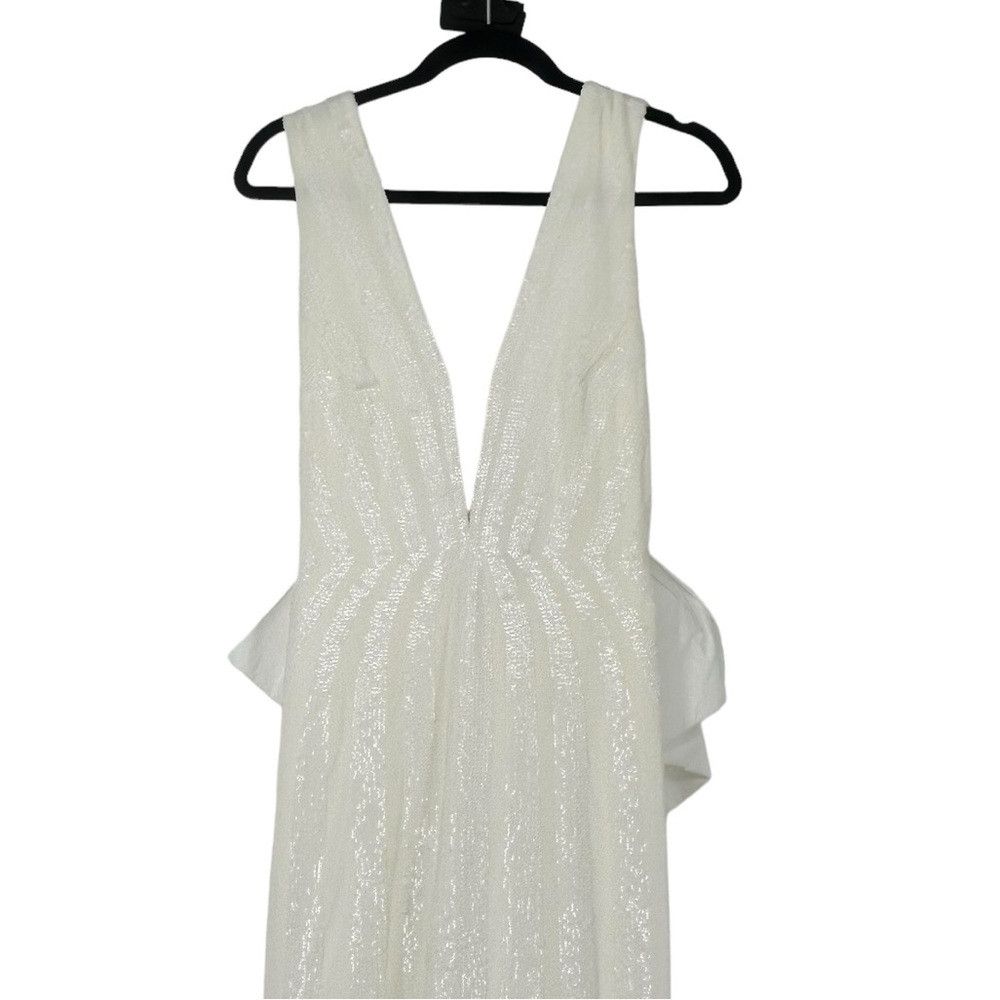 Other REBECCA VALLANCE DAVINA TAFFETA BOW GOWN IVORY MODERN BRIDE Size XS / US 0-2 / IT 36-38 - 6 Thumbnail