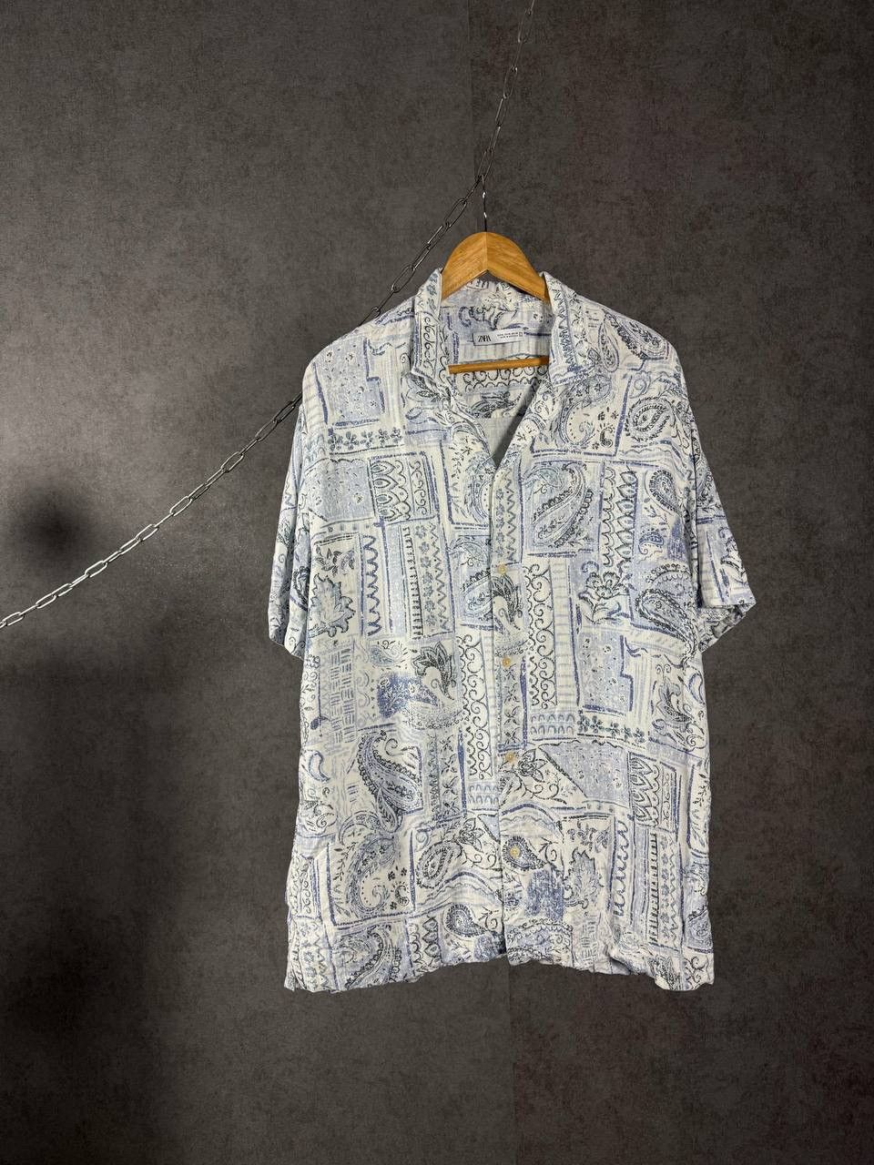 Zara Zara Man art crazy hawaiian designer shirt Size US XL / EU 56 / 4 - 1 Thumbnail
