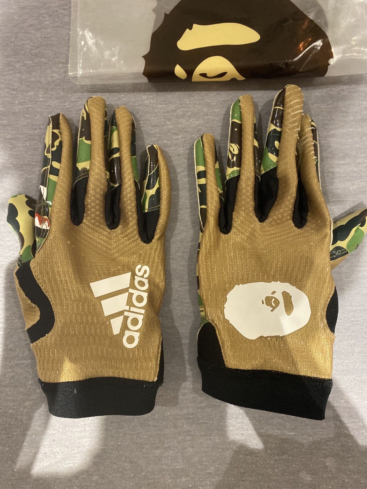 Adidas Bape Bape x Adidas Adizero 8.0 Shark Gloves Grailed