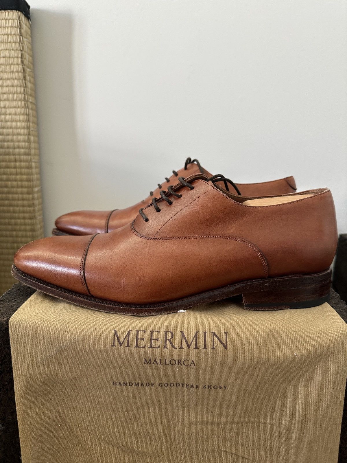 Meermin Cognac Cap Toes Size US 8.5 / EU 41-42 - 1 Thumbnail