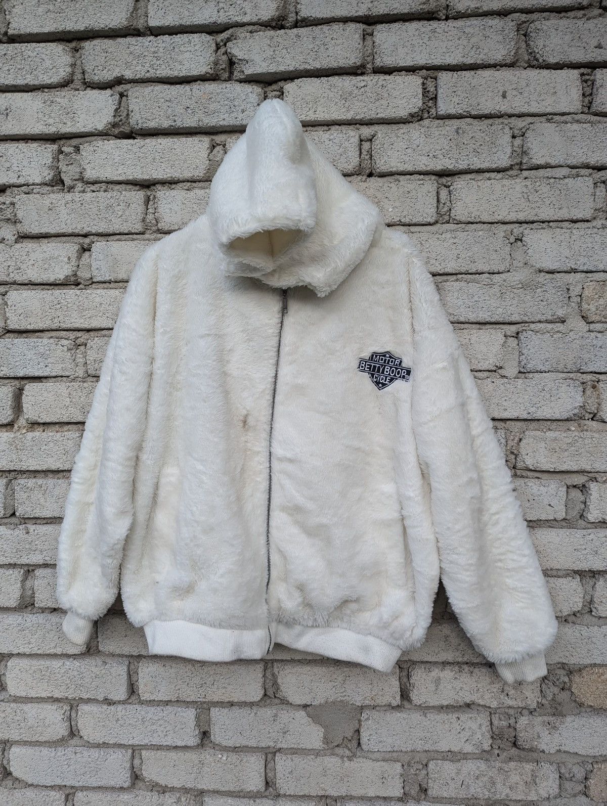 Smartwool × Vintage Betty Boop Motor Cycle Fleece Jacket Wool Size US M / EU 48-50 / 2 - 1 Thumbnail