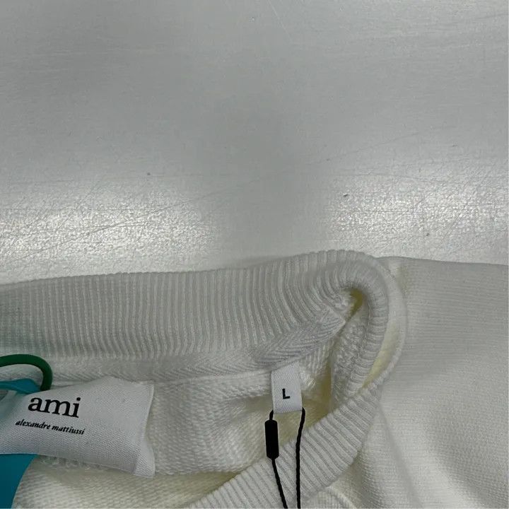 AMI AMIPARIS Embroidered Heart Crewneck Sweatshirt -2507 Size US L / EU 52-54 / 3 - 3 Thumbnail