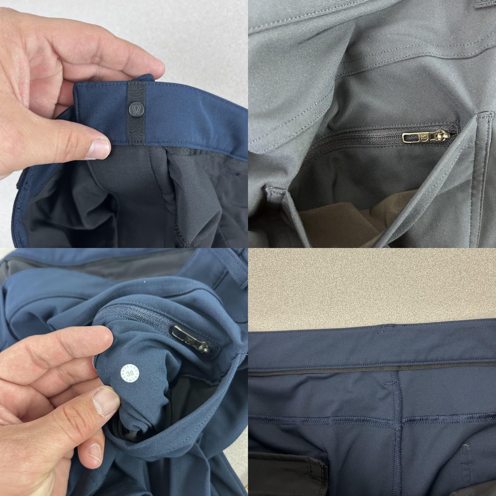 Lululemon Lululemon Pants Mens 38 Navy ABC 5-Pocket Performance Casual Work Travel Stretch Pants Size US 38 / EU 54 - 8 Thumbnail