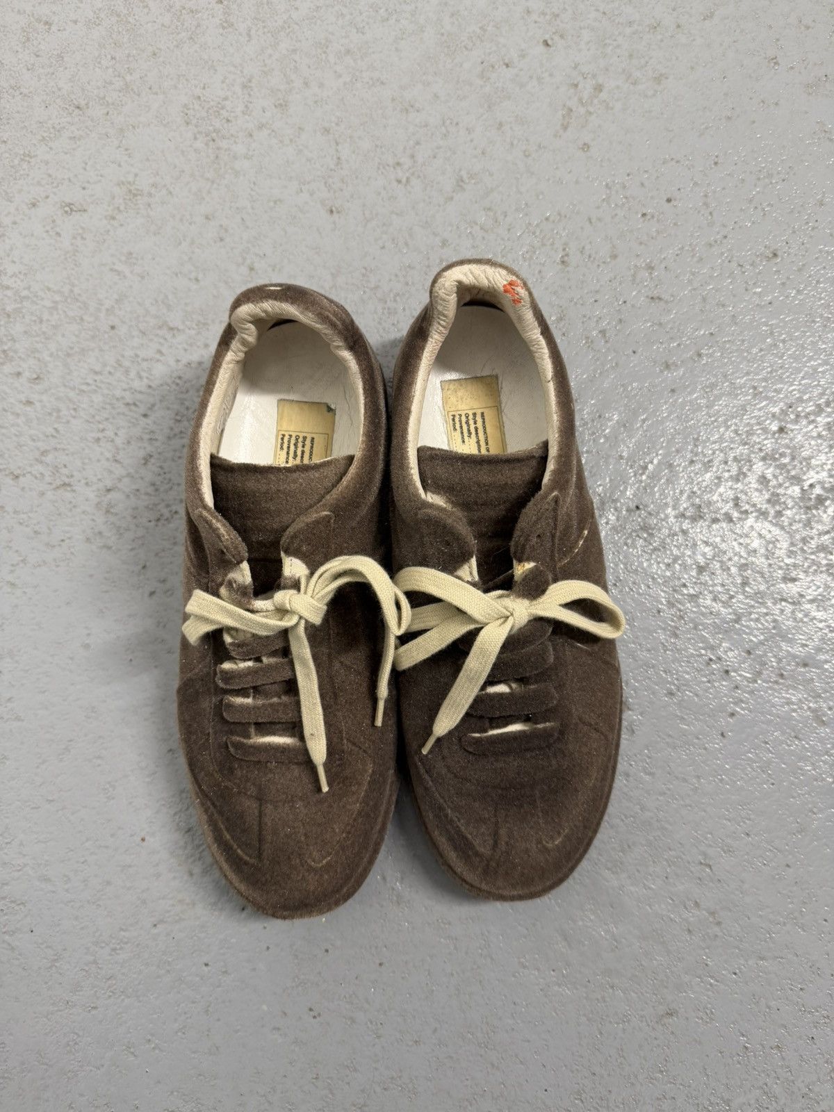 Maison Margiela Maison Margiela Replica Velour/Velvet Sneakers Size US 7 / IT 37 - 3 Thumbnail
