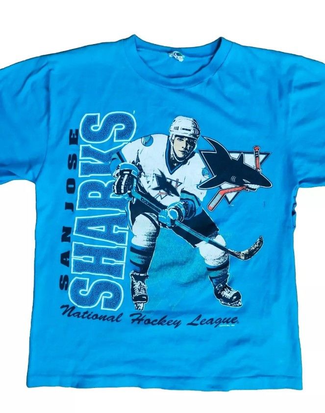 NWT Adidas San Jose Sharks Reverse Retro 2.0 Blank Hockey Jersey, Size