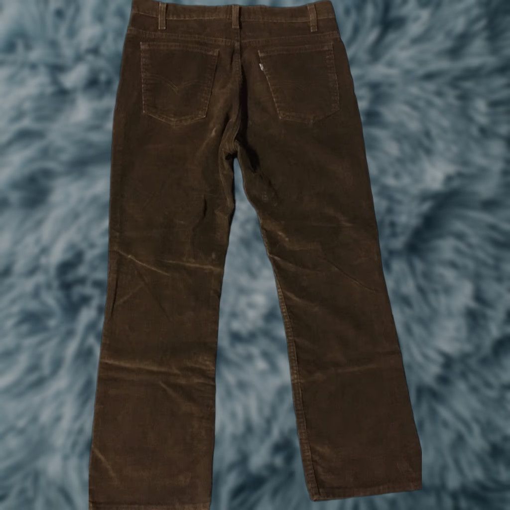 Levi's VINTAGE Levi's 517 Corduroy Pants Jeans Men 35 30 Brown USA 70s 80s Grunge Punk Biker Rock Size US 35 - 1 Thumbnail