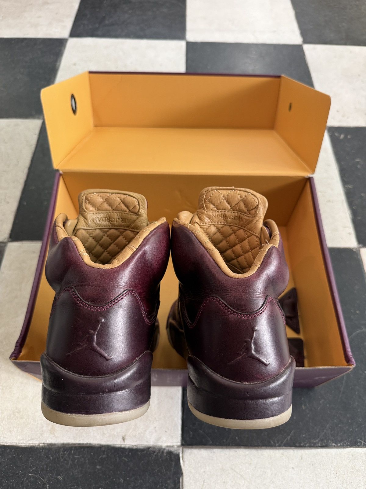 Jordan Brand Jordan 5 Premium “Bordeaux” (Wine and Cigar) 2017 Size US 9.5 / EU 42-43 - 5 Thumbnail