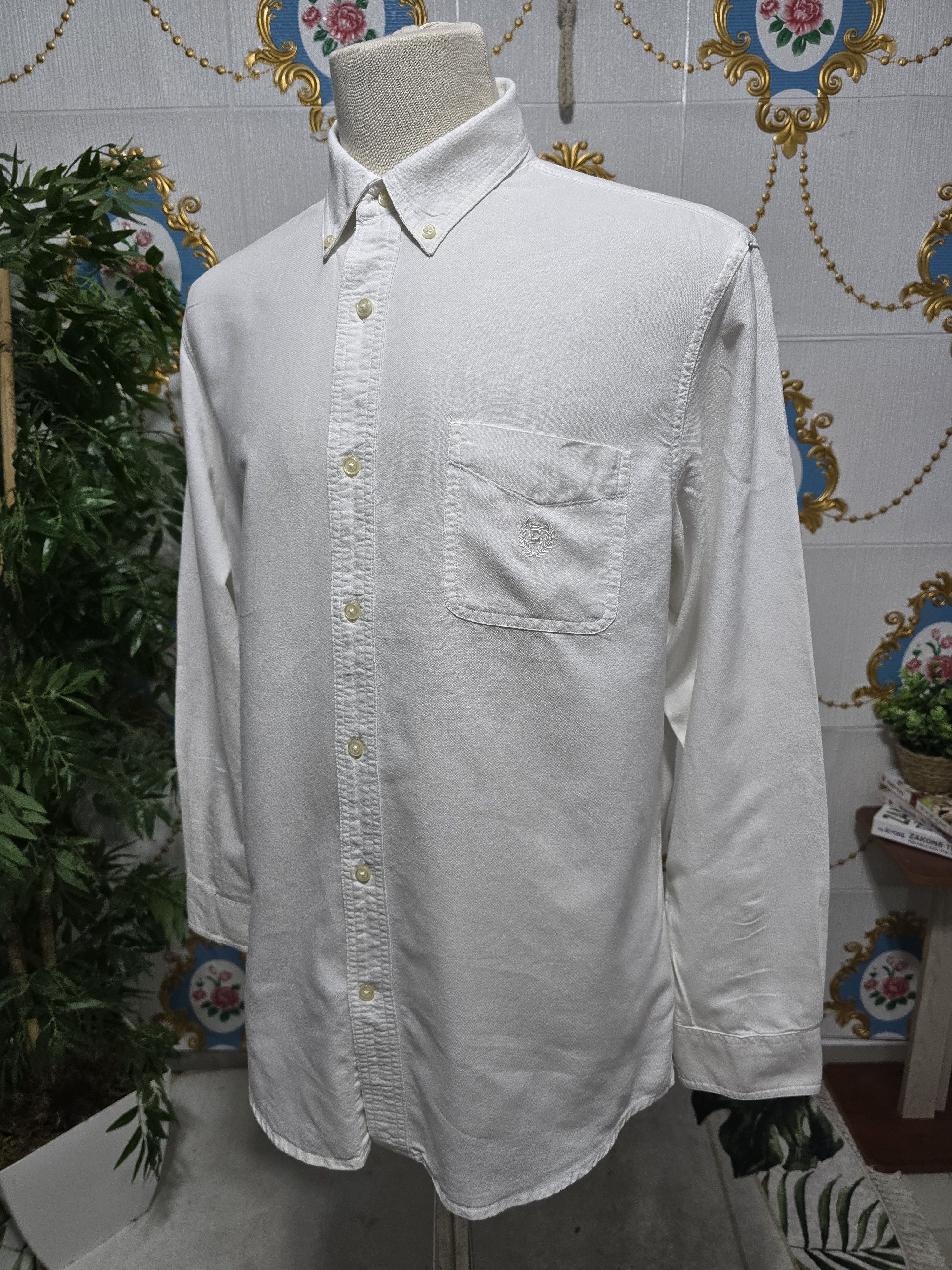 Chaps CHAPS RALPH LAUREN, vintage white cotton button-down shirt. Size US L / EU 52-54 / 3 - 5 Thumbnail