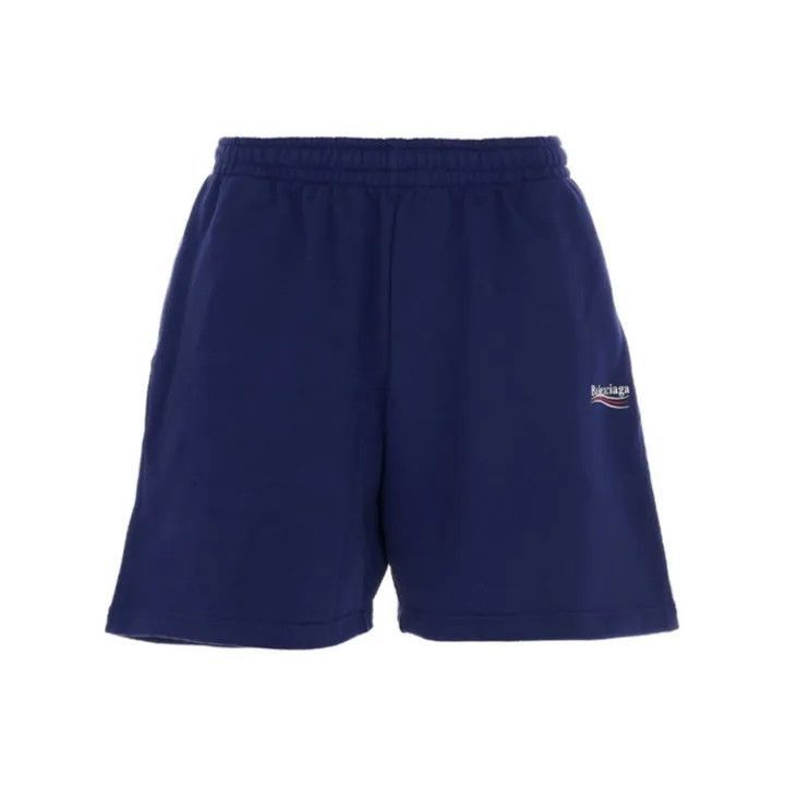 Balenciaga Balenciaga Balenciaga Blue Casual Letter Print Shorts for Size US 26 / EU 42 - 1 Thumbnail