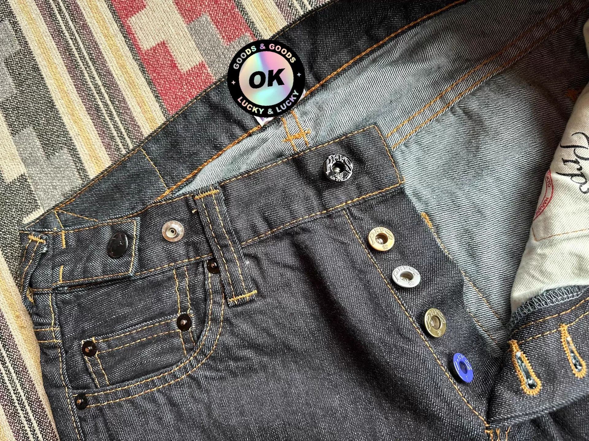 Prps Prps Purple R49P17BX Rinsed Raw Denim Jeans Japan Unisex 24 Size 24" / US 00 / IT 34 - 4 Thumbnail