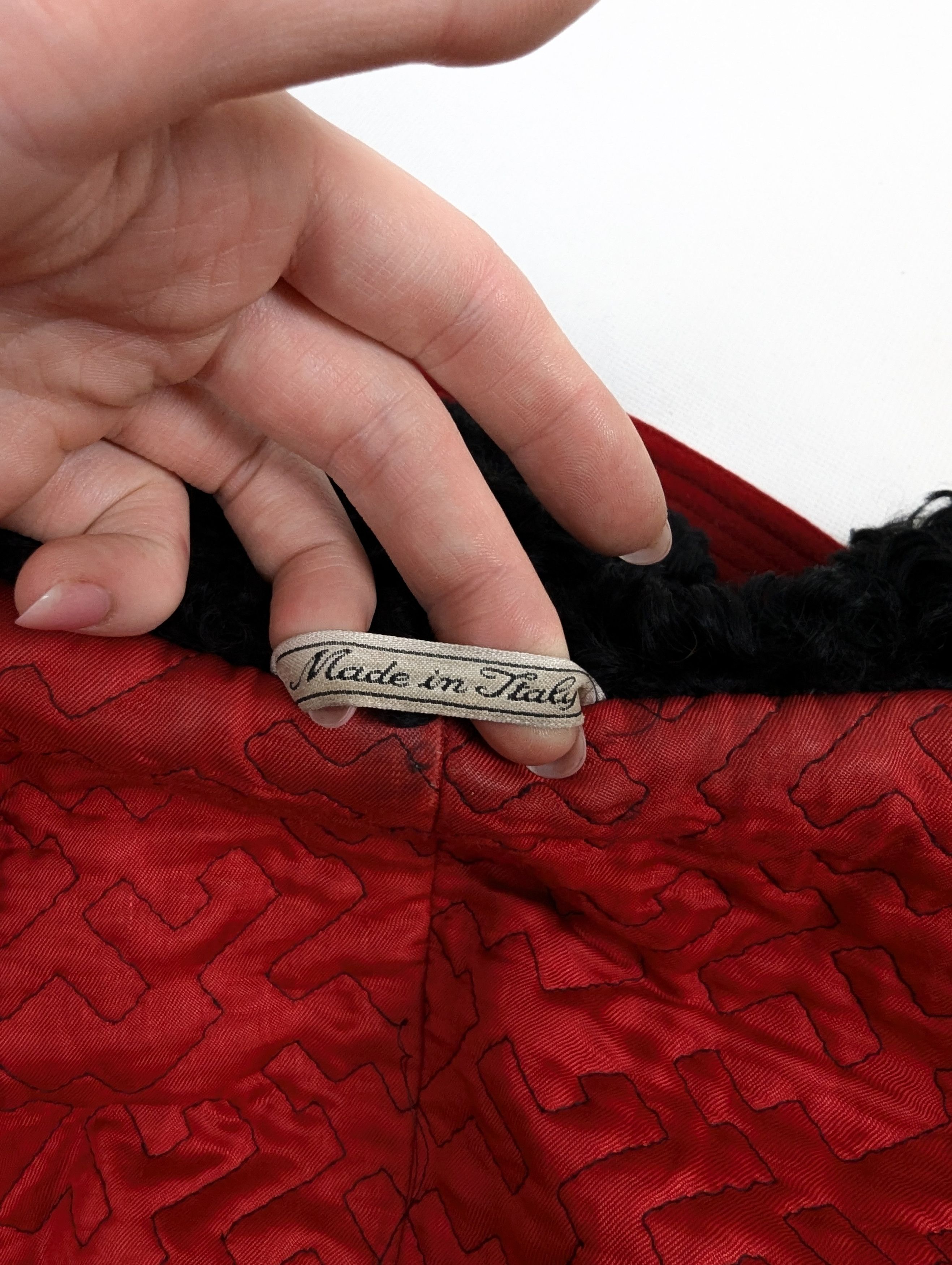 Versace Gianni Versace red wool dufflecoat coat L Size L / US 10 / IT 46 - 10 Thumbnail